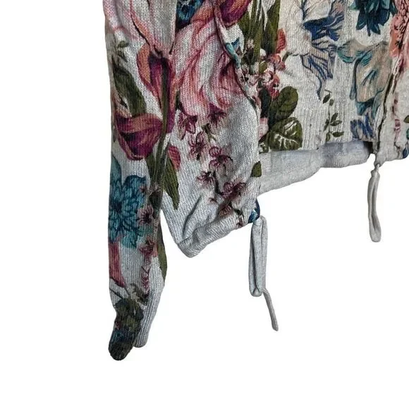 Anthropologie Angel Of The North Embroidered Floral Sweater - Picture 4 of 8